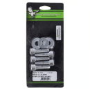 GW, rear belt pulley mount kit, allen chrome